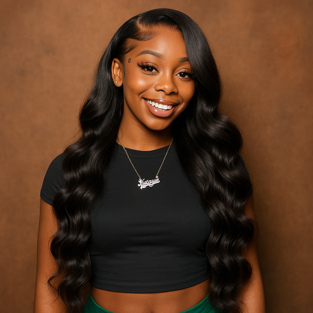 Locks & Lux Body Wave HD Lace Frontal Wig – 30"–40" Brazilian Human Hair, 13x6 & 13x4 Options