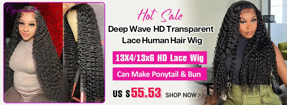 Cynosure Hair HD Lace Frontal Wig Pre Cut Glueless Wig Human Hair Ready to Wear Pre Plucked Brazilian Curly Human Hair Wigs