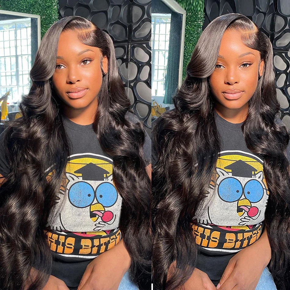 30-40 Inch Body Wave 13x4/13x6 HD Lace Front Wig, Pre-Plucked Human Hair for Black Women